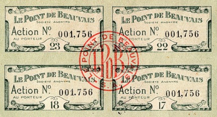 Le Point de Beauvais - Cotation en bourse